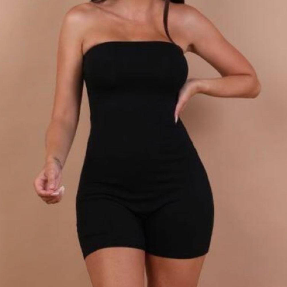 Short Bandeau Bodysuit